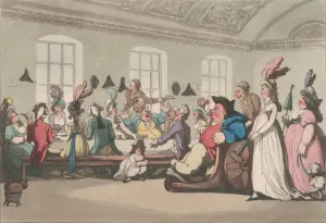 Bandage Collection: Comforts of Bath, Plate 11, January 6, 1798. January 6, 1798. Creator: Thomas Rowlandson