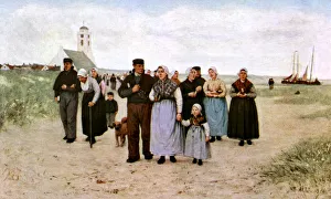 Images Dated 19th September 2007: Coming From Church, 1926