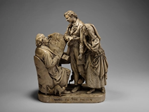 Parson Prints: Coming to the Parson, 1870. Creator: John Rogers