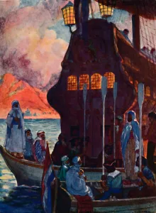 Empire Building Gallery: The Coming of Sheik Joseph, 1909. Artist: GS Smithard