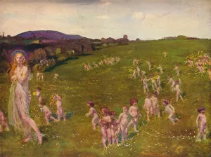 Joyful Collection: The Coming of Spring, 1913. Artist: Charles Sims