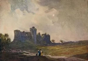 Approaching Gallery: The Coming Storm, Carew Castle, c1913 (1914-1915). Artist: William Tatton Winter
