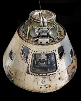 Space Station Prints: Command Module, Skylab 4, 1973. Creator: North American Rockwell