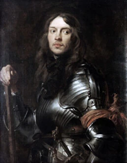 Images Dated 19th September 2005: Commander in Armour, with a Red Scarf, c1625-1627. Artist: Anthony van Dyck