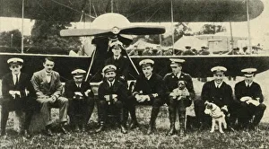 Commander Samson of the Royal Flying Corps...First World War, c1914, (c1920). Creator: Cribb Commander Samson of the Royal Flying Corps...First World War, c1914, (c1920). Creator: Cribb