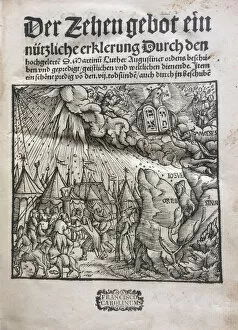 Ten Commandments Collection: The Ten Commandments (Der Zehen gebot ein nutzliche erklerung...) by Martin Luther, 1520