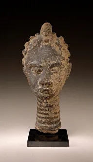Commemorative head, Late 17th-early 18th century. Creator: Unknown Commemorative head, Late 17th-early 18th century. Creator: Unknown