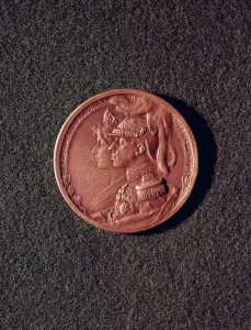 Commemorative Medal of the National Exhibition of Fine Arts with King Alfonso XIII of Spain