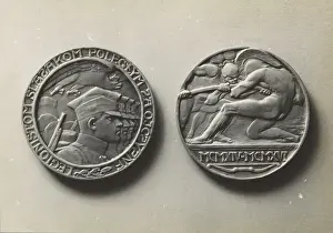Silesia Prints: Commemorative medallion, 1916, (1920-1930). Creator: Unknown