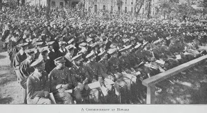 Halftone Prints: A Commencement- Day at Howard University, 1927. Creator: Addison N. Scurlock