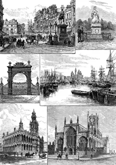Town Hall Prints: Commencement of the Hull, Barnsley