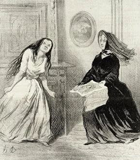 Comment! encore une caricature sur nous.. 1844. Creator: Honore Daumier