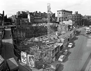 Commercial development on Campo Lane, Sheffield, South Yorkshire, 1967