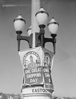 Street Lighting Gallery: Commercial propaganda, Bethlehem, Pennsylvania, 1935. Creator: Walker Evans