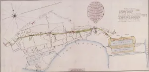 Commercial Road Prints: Commercial Road, London, 1801. Artist: William Wickings