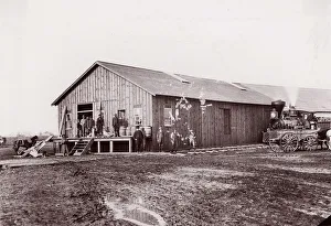 Provisions Prints: Commissary Department, City Point, Virginia, 1861-65. Creator: Andrew Joseph Russell
