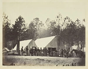 Military Camp Gallery: Commissary Department, Head-Quarters Army of the Potomac, February 1864