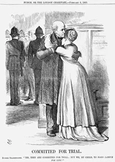 Bankruptcy Gallery: Committed for Trial, 1869. Artist: John Tenniel