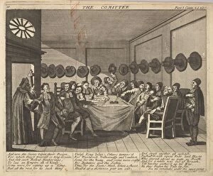 Disputing Gallery: The Committee (Plate 10: Illustrations to Samuel Butlers Hudibras), 1725-30 (?)