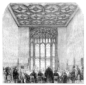 Committee-room, House of Commons, 1857. Creator: Unknown