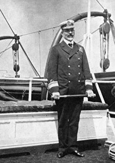 Photographs From My Camera Gallery: Commodore Sir Archibald Milne (1855-1938), 1908.Artist: Queen Alexandra