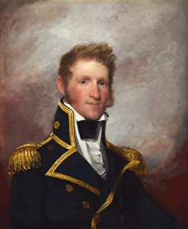 C Gilbert Stuart Prints: Commodore Thomas Macdonough, c. 1815 / 1818. Creator: Gilbert Stuart