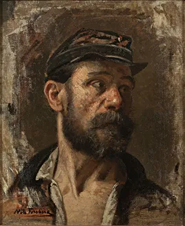 Open Collar Prints: A Communard, 1871. Creator: Nils Forsberg