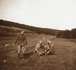 Genicourt Prints: Communications, Genicourt, northern France, c1914-c1918