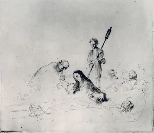Jean Louis Prints: The Communion of the Patients, 1925. Artist: Jean Louis Forain