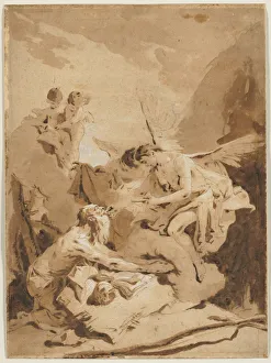 1696 1770 Prints: The Last Communion of St. Jerome, c