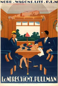 Railroad Prints: Compagnie Internationale des Wagons-Lits (International Sleeping-Car Company), 1927