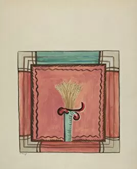 E Boyd Collection: Companion Panel from Main Reredos, Church of Sanctuario, Chimayo, 1935 / 1942. Creator: E