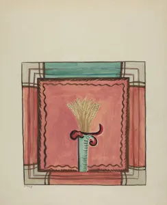 E Boyd Collection: Companion Panel from Main Reredos, Church of Sanctuario, Chimayo, 1935 / 1942. Creator: E