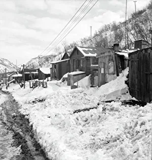 Coalmine Prints: Company housing, Consumers, near Price, Utah, 1936. Creator: Dorothea Lange