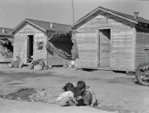Shack Prints: Company housing for cotton workers near Corcoran