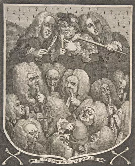 Cane Gallery: The Company of Undertakers, 1736. 1736. Creator: William Hogarth
