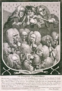 John Taylor Prints: The Company of Undertakers, 1736. Artist: William Hogarth