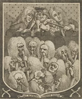 Cane Gallery: The Company of Undertakers, ca. 1800. Creator: Dent