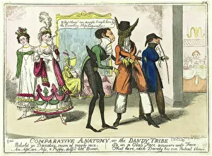 Headed Prints: Comparative Anatomy, published December 10, 1818. Creator: Isaac Robert Cruikshank