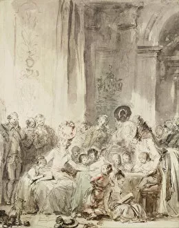 The Competition (Le concours). Artist: Fragonard, Jean Honore (1732-1806)