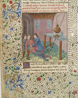 Arthurian Legend Collection: Compilation arthurienne de Micheau Gonnot, 1470. Creator: D Espinques, Evrard