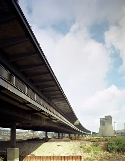 Viaduct Prints: Completed M1 Tinsley Viaduct, 1968. Artist: Michael Walters
