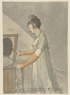 Diary Prints: Compliment from Katrijn (Diary, December 10), 1805-1808. Creator: Christiaan Andriessen