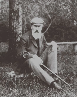 Photoengraving Gallery: Composer Nikolai Rimsky-Korsakov (1844-1908) in Vechasha, 1904