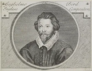 Composer William Byrd, ca 1730. Creator: Van Der Gucht (Vandergucht), Gerard (1696-1776)