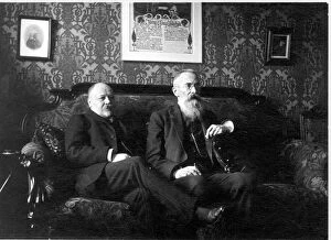 Monochrome Picture Collection: Composers Nikolai Rimsky-Korsakov and Anatoly Lyadov, c. 1903-1906