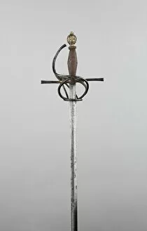 Sword Hilt Collection: Composite Rapier for a Boy, Germany, Hilt: c. 1590 / 1600 Blade: 1600 / 1700 Pommel: c. 1700