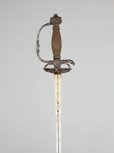 Scabbard Prints: Composite Smallsword and Scabbard, Dutch, Hilt: c. 1650 / 60; blade: 1750 / 60