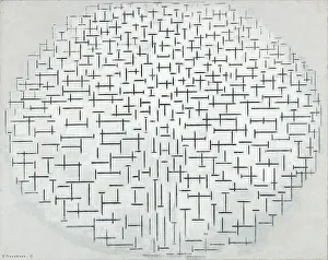 Composition 10 in black and white, 1915. Creator: Mondrian, Piet (1872-1944)