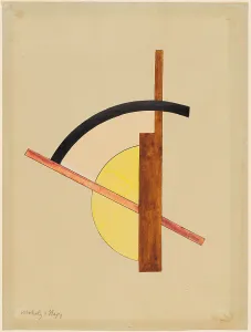Collage Prints: Composition, 1921. Creator: Moholy-Nagy, Laszlo (1895-1946)